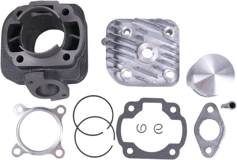 WQSING 70cc 47mm Engine Piston Cylinder Head Top End Kit Compatible with JOG/MinarelliI/Yamaha CLONE Motors - Image 2
